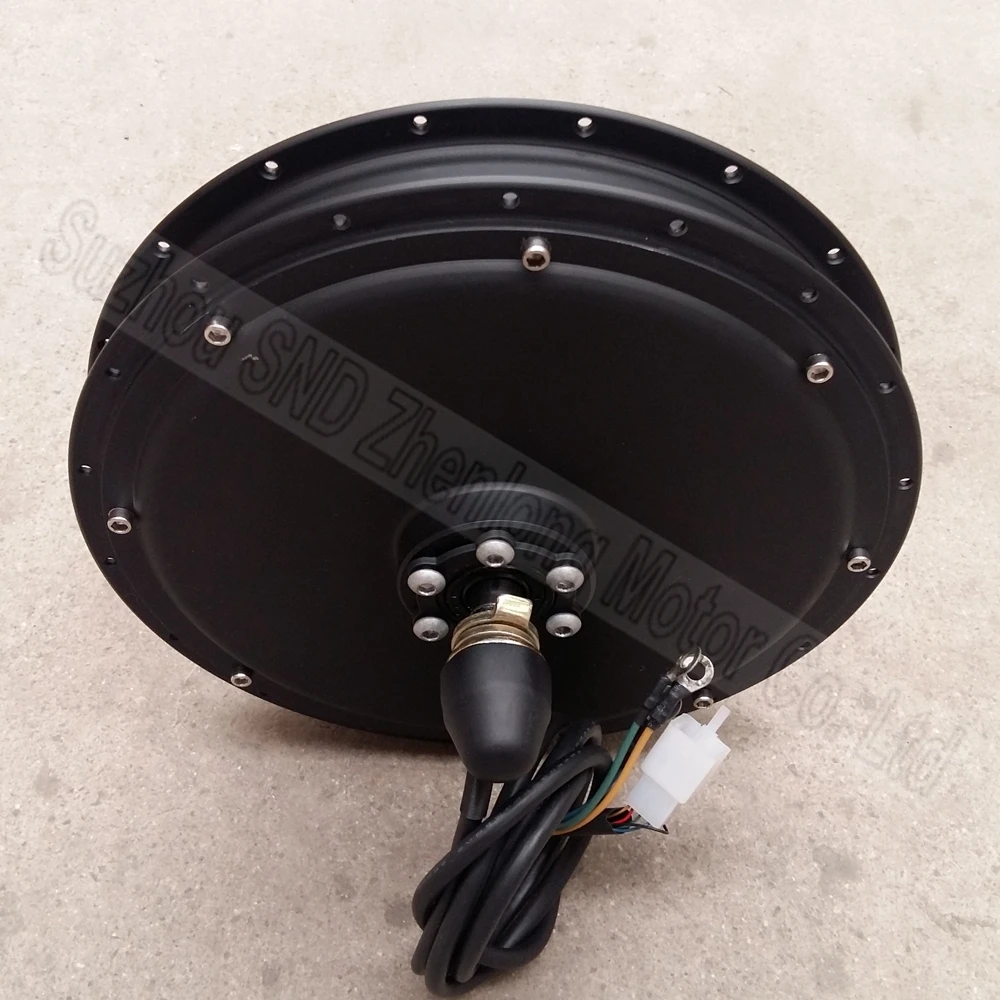 Top 48v Customized 1500w 60V brushless electric bike wheel front spoke hub motor  G-M038 4