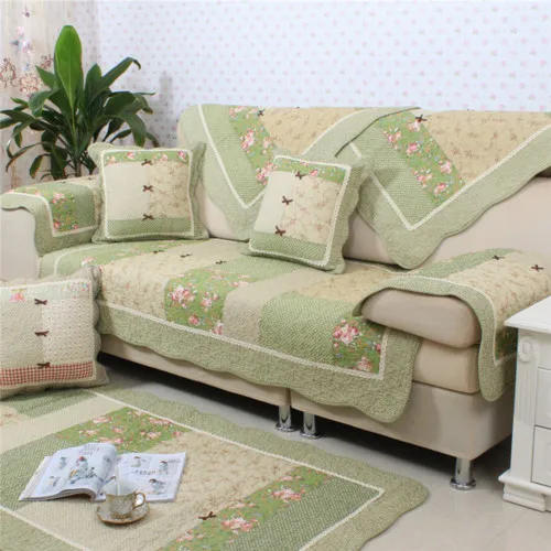 Sofa cover Stitching slip sofa cushion towel slipcover simpletowel