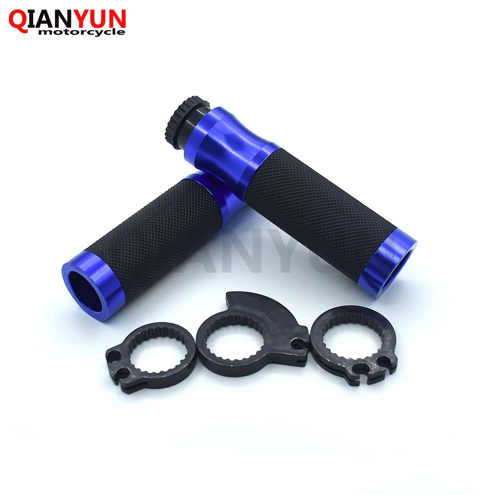Для 7/8 ''мотоцикл ручки с ЧПУ 22 мм Универсальный Для Suzuki GSXR600 GSXR750 GSXR1000 GSR750 TL1000S SFV650 - Цвет: Синий
