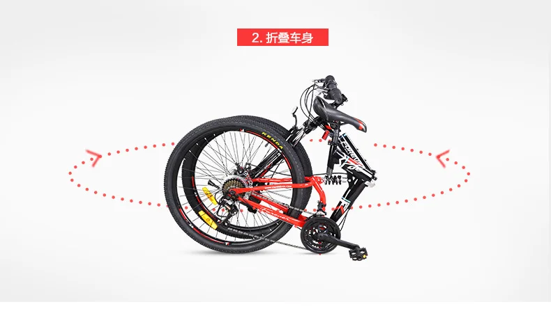 Top New Brand 26 inch carbon steel 24 speed quality mountain bike outdoor sports downhill disc brake bicicleta MTB bicycle 17