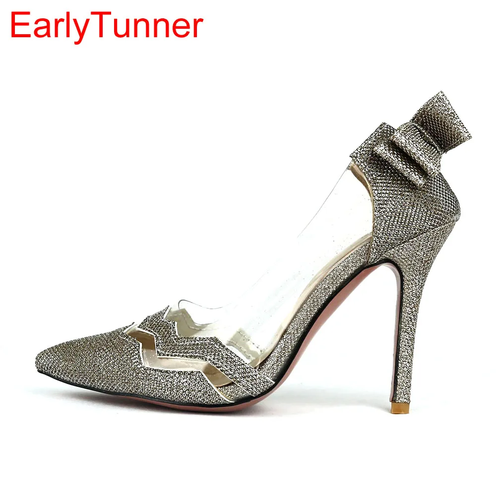 black and silver womens dress shoes