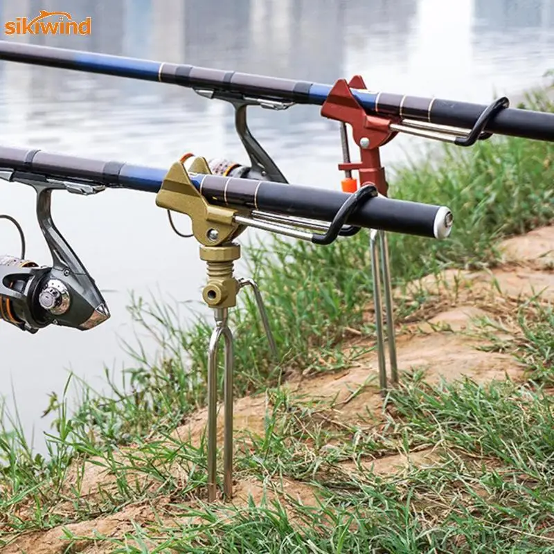 Newest Universal Angle Adjustable Fishing Rod Holder Stand Aluminum