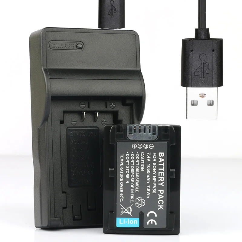 LANFULANG NP FV50 батареи для цифровой камеры + зарядное устройство Sony FDR AX700 AX60 AX45 HDR CX680