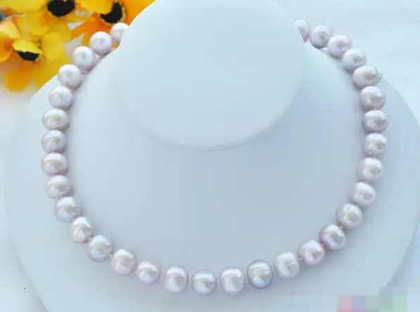 

FREE SHIPPING>>>@@ > 3789 ROUND lavender freshwater PEARL NECKLACE