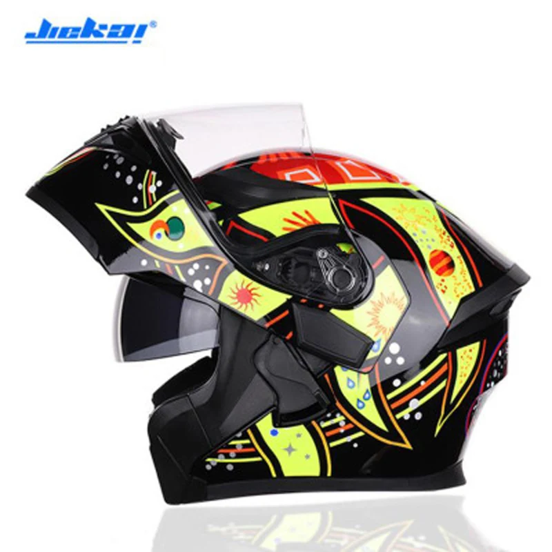

JIEKAI Motorcycle helmet men and women in the autumn/winter four seasons universal full - face helmet electric vehicle anti-mist
