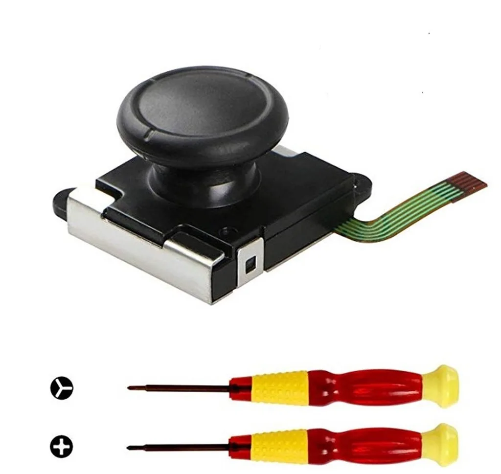 

3D Analog Sensor Stick Joystick Repair Parts Kits For Nintend Switch Controller Joy-con 10PCS Game Machine Tool Install Remove