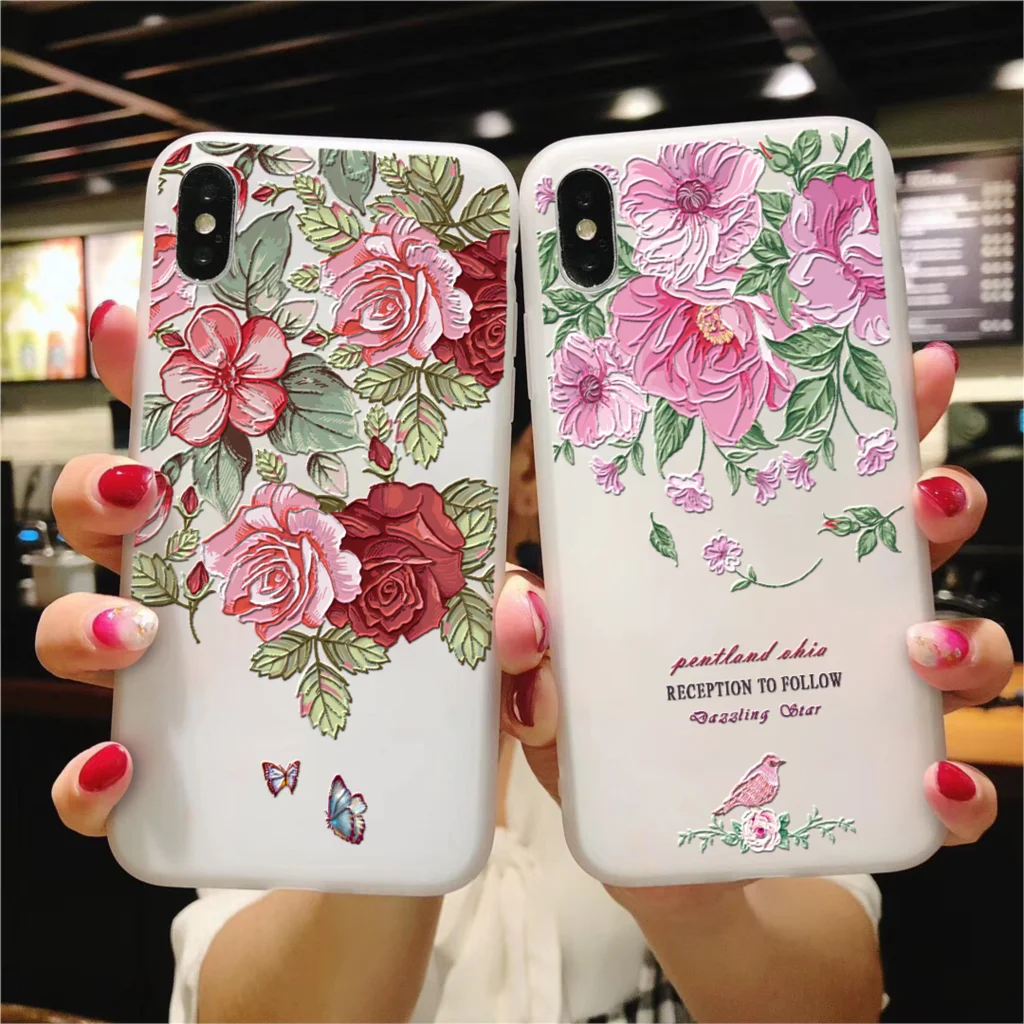 3D рельефный чехол для Huawei P8 P9 P10 P20 P30 Mate 20 10 Lite Pro Y6 Y7 P Smart 2019 из ТПУ Honor 9 7X 8X