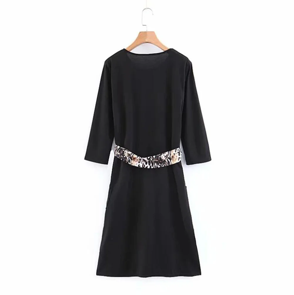 Vestidos verano, осеннее платье, женское вечернее платье с поясом, черная одежда, корейская мода, винтажное элегантное платье, женское платье