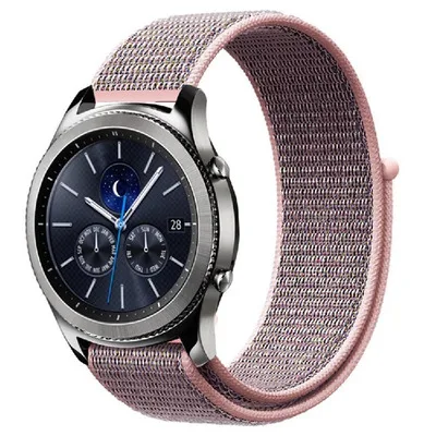 Новое поступление нейлон парусина часы наручные ремешок для samsung Galaxy часы 46 мм SM-R800 42 мм SMR810 Браслет Смарт-Аксессуары