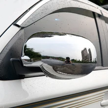 Для Mitsubishi Outlander 2013 зеркальная крышка боковые зеркала специальный изменение ABS Пластик отделка