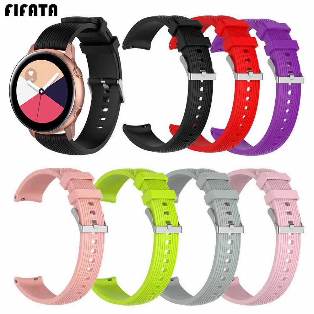 Ремешок силиконовый для смарт часов Xiaomi Amazfit Bip/Stratos Huawei GT/Magic 20/22