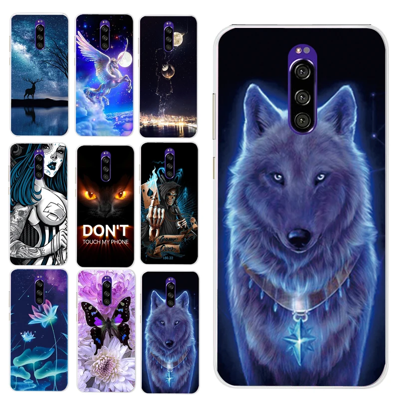 

New Carton Wolf King Animal Paint Soft Case for Sony Xperia XZ4 1 L3 10 XA3 10 XA2 Plus XZ2 XA2 Ultra L2 L1 Cover