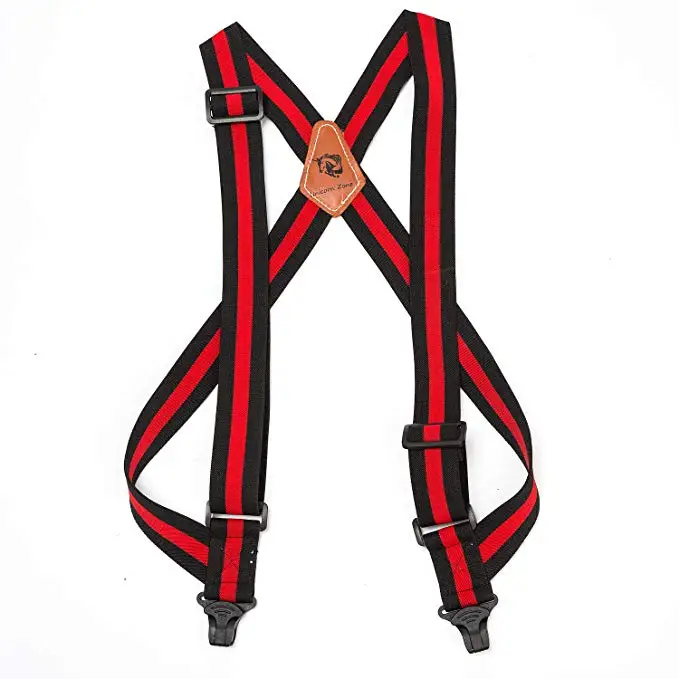 Men's 2 Inch Hook On Belt Suspenders,X back Work Suspenders with