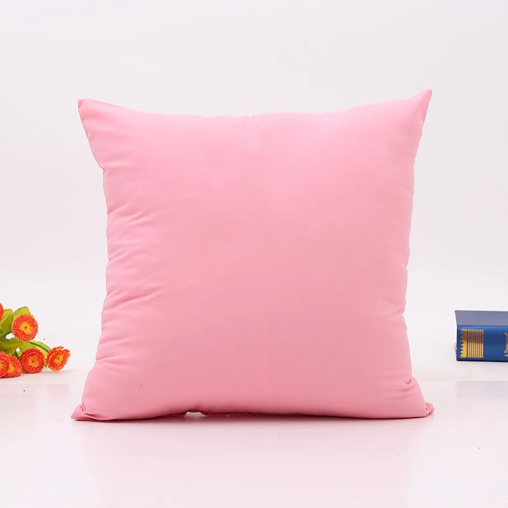1 шт. 45*45 см, одноцветная полиэфирная мягкая подушка, наволочка для подушки, украшение дома, диванная кровать, декоративная наволочка 40454