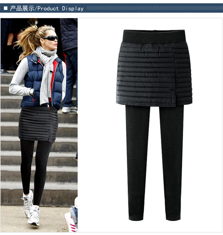 Женские теплые обтягивающие брюки из флиса размера плюс 5XL 6XL юбка+ длинные брюки женские черные зимние леггинсы женские леггинсы