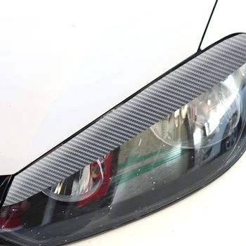 

new version! Carbon fiber sticker for Volkswagen VW GOLF 6 / GTI /R20 forming light eyebrow eye line