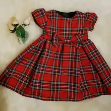 Детская одежда для новорожденных девочек принцесса короткий рукав платье с бантом платье-пачка лето