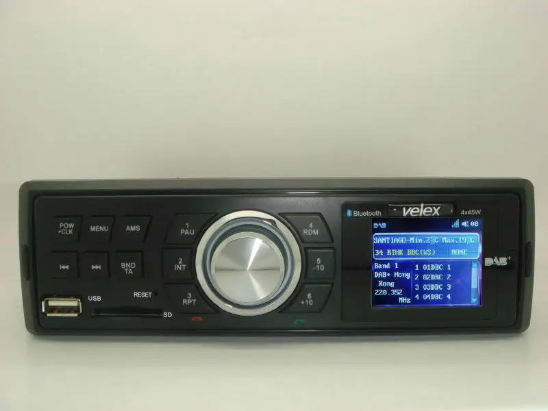 Автомобильный приемник DAB с AM/FM/RDS/Bluetooth/MP3/4x45 Вт Быстрая доставка|car receiver|car fm