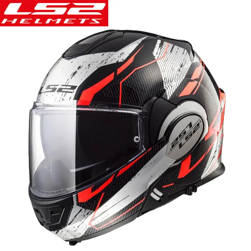 LS2 Полный лицевой шлем мото rcycle шлем casco moto capacetes de moto ciclista двойной объектив capacete FF399 - Цвет: 7