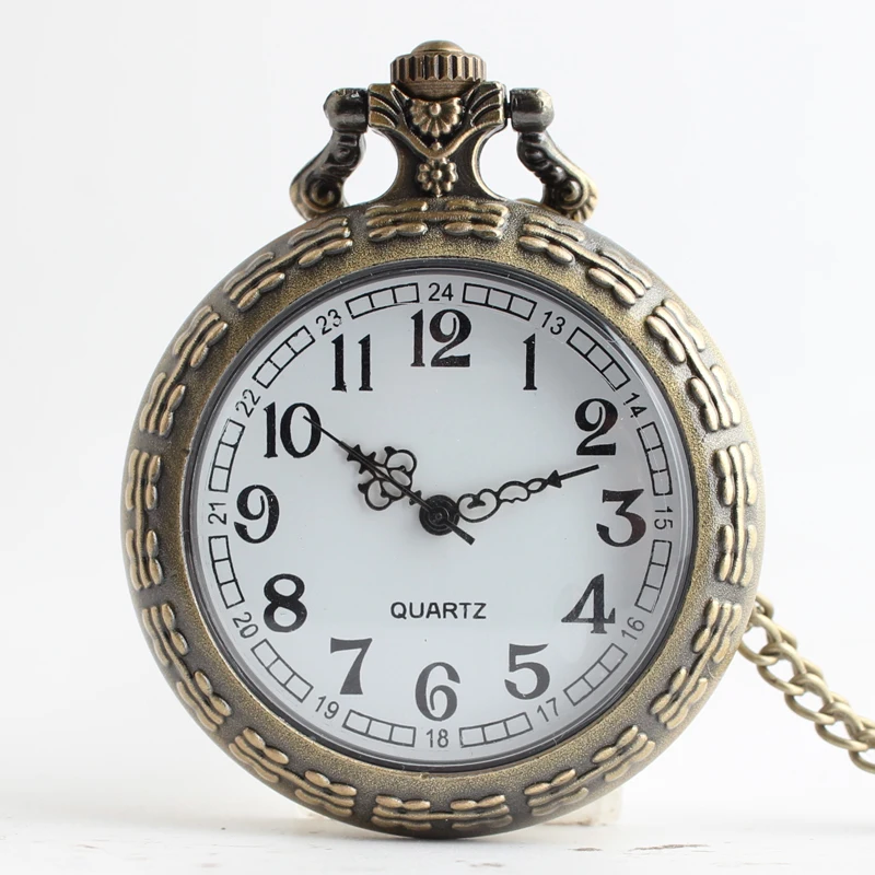 Pocket & Fob Watches Bronz Simple Style Cartoon Quartz Pocket Watch Pendant Chain Necklace for Women/Men Watch Gift Pocket & Fob Watches Bronz Simple Style Cartoon Quartz Pocket Watch Pendant Chain Necklace for Women/Men Watch Gift