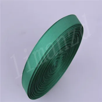 

high quality green color nylon ribbon grosgrain brand 20mm