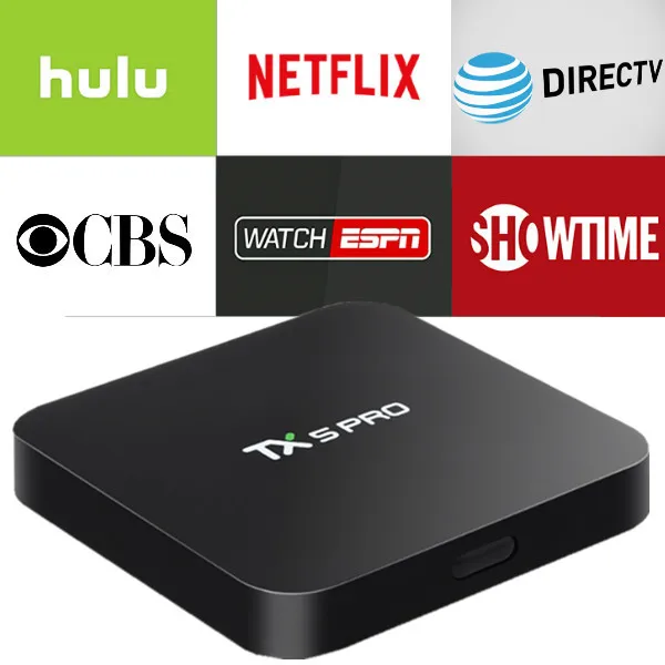 

TX5PRO 1/8G Android TV Box with 1 year Netflix/HULU/Directv/CBS account warranty work in Set top box Smarttv smartPhone