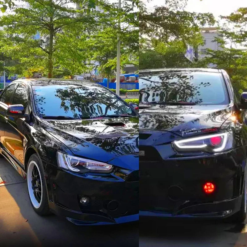 CNSUNNYLIGHT For Mitsubishi Lancer EVO X 2008-2017 Car Headlight Assembly LED DRL Turn Signal Xenon HID Projector Lens Plug Play (1)