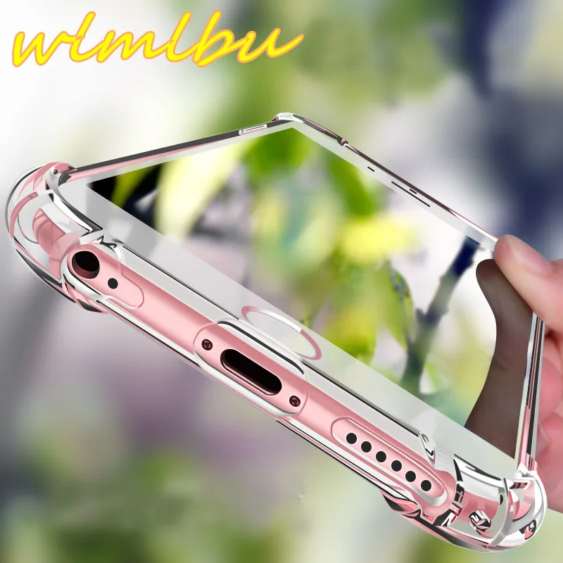 Shockproof Armor Clear Case For iPhone 8 7 6 plus case Transparent Hard PC Protection iphone X 5 Phone Cases Back Cover Capa | Мобильные