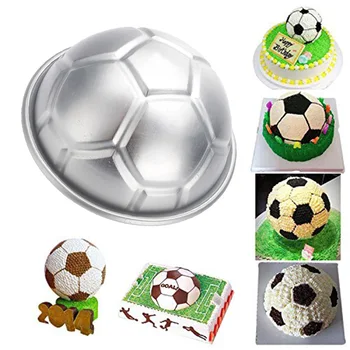 

Hot DIY Non-toxic Aluminum Birthday Cake Baking Jello Chocolate Football Pan Mold MDD88