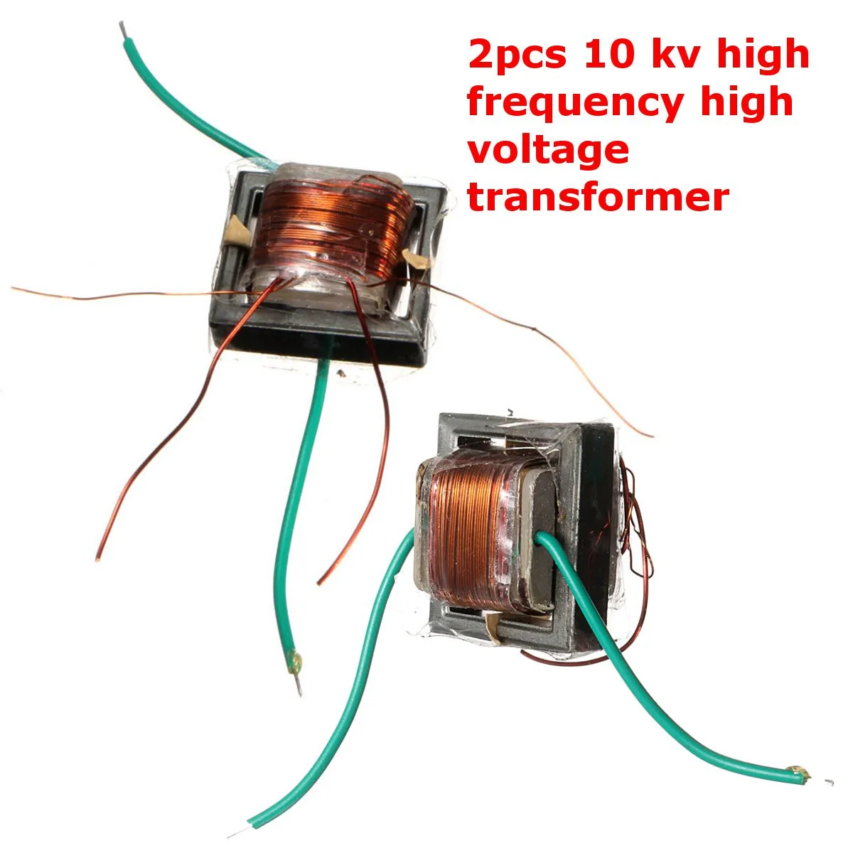 

2Pcs 10KV High Frequency High Voltage Transformer Booster Coil Inverter