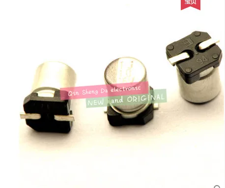 2000 шт. 10 мкФ 22 33 47 100 в 16 25 35 50 5 мм * 4 SMD алюминиевый электролитический конденсатор