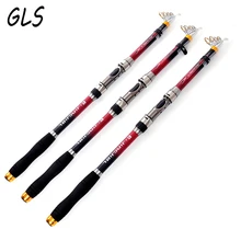 Углерода Волокно телескопическая Рыбалка стержень 2.1 М 2.4 М 2.7 М 3.0 М 3.6 м 3000 серии спиннингом рыбалка стержней плюс Рыболовная катушка