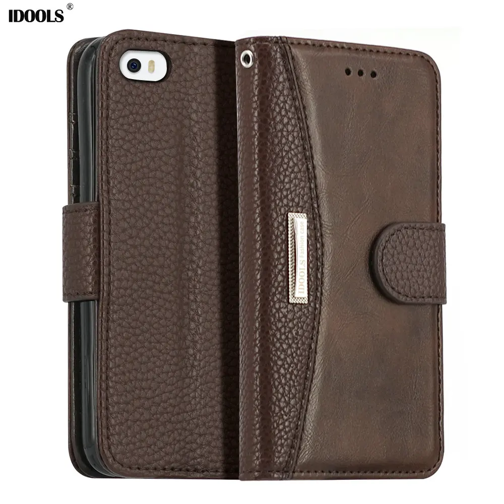 IDOOLS Fashion Business Luxury Flip Case for Apple iphone