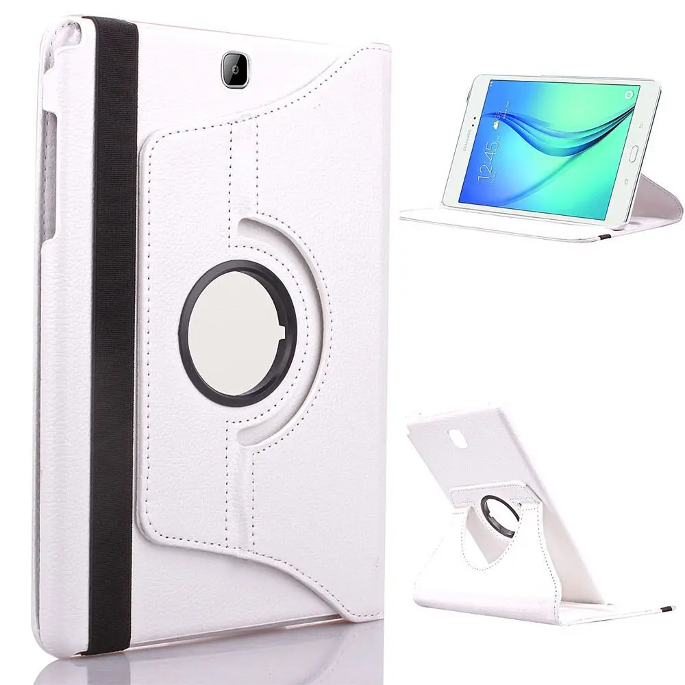 Premium 360° Rotating Leather Stand Case