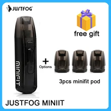 Bigsale,, justfog, minifit, комплект, 370 мА/ч, все в одном, батарея, pod, vape, комплект, 1,5 мл, емкость для электронных соков, компактный pod