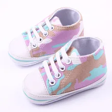 Infant Toddler Baby Boy Girl Camouflage Soft Sole Shoes Sneakers Newborn to 12M