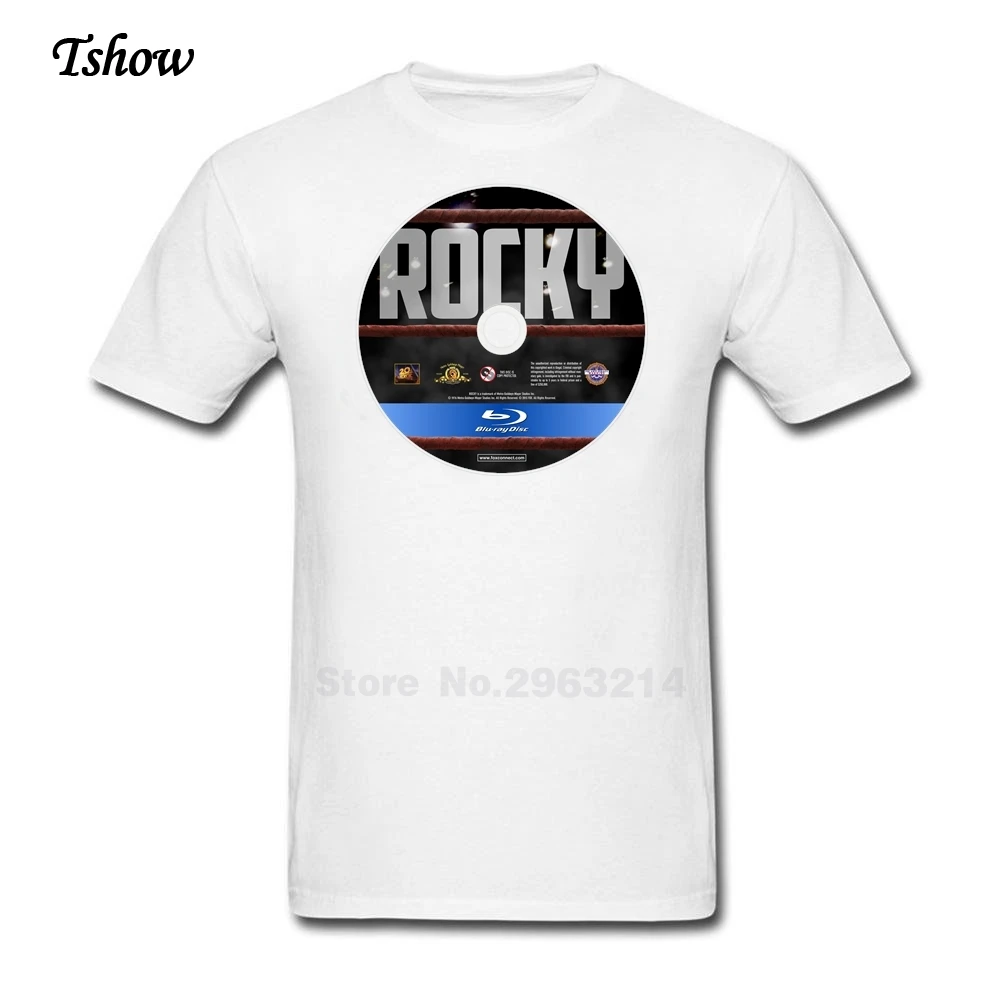 Rocky Balboa Man Tshirt Leisure Summer Print Round Neck Short Sleeve Male Tops 100% Cotton Tee Shirt Fashion men's | Мужская одежда