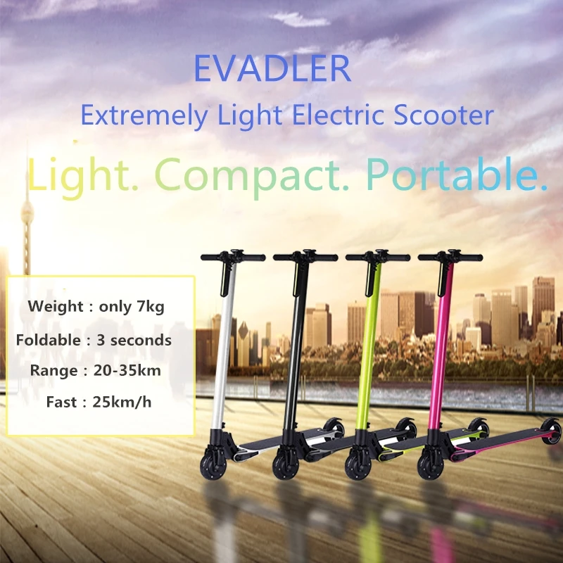 Evadler patinete eletrico мини-скутер подросток скутер Smart скейт | Спорт и развлечения