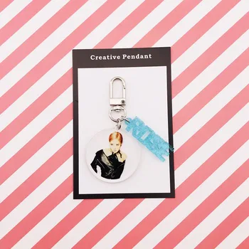 

[MYKPOP]BLACKPINK Keychain, Creative Crystal Chain, KPOP Fans Collection SA19071321-ROSE