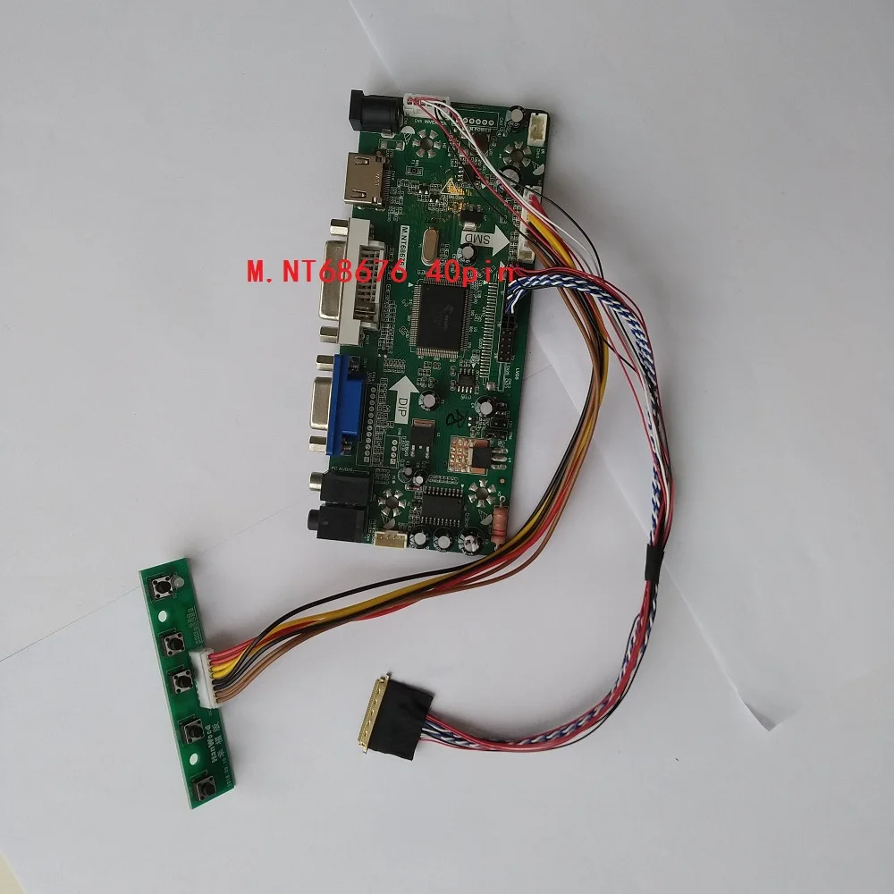 

Kit For LP140WH2-TJA2 HDMI VGA LED LCD DVI Panel 40pin LVDS 1366*768 Controller board Audio card DIY 14"Screen Monitor