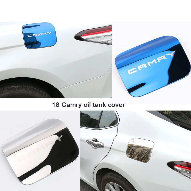 Стикеры для стайлинга автомобиля MCrea Toyota Camry XV70 2017 2018 крышки топливного бака