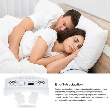 

Electric Anti-Snoring Device Intelligent Stop Snoring Stopper Machine for Sleeping Health99