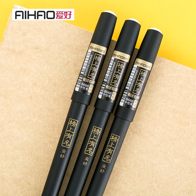 AIHAO все иглы карбоновые черные студенты со специальной проверка ручки 12 ⑤ кор.