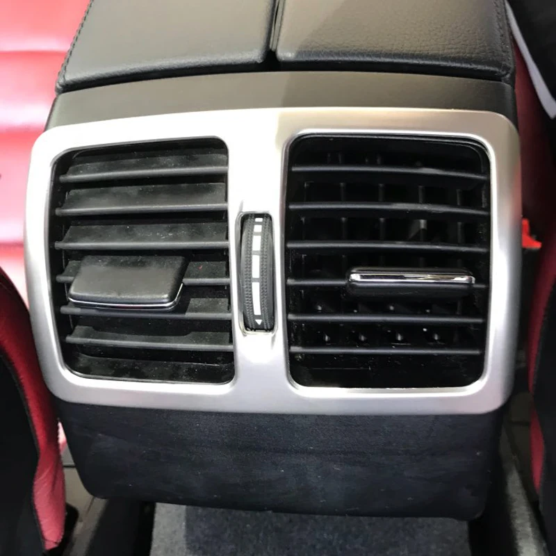 Chrome car styling rear air conditioning vent decorative frame air outlet trim sticker for Mercedes Benz C Class W204 C200 C180 Chrome car styling rear air conditioning vent decorative frame air outlet trim sticker for Mercedes Benz C Class W204 C200 C180