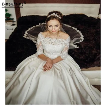 

gorgeous A-Line Wedding Dresses lace garden Bridal Gowns wedding gown robes de mariee plus size Vestido De Novia