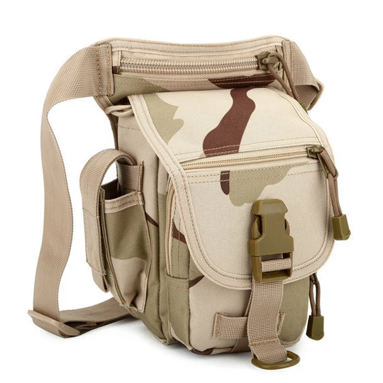 Three Camo Протектор Плюс мужские водонепроницаемые нейлоновые сумки для ног MOLLE система поясная сумка для мужчин поясная сумка охотничья сумка - Цвет: Three Camo