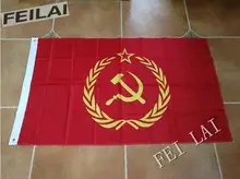 90*150 cm Bandera de la Unión Soviética URSS CCCP Comunismo Guerra Fría Rojo Comunista Banderas Y Pancartas Para/Victoria día de envío gratis