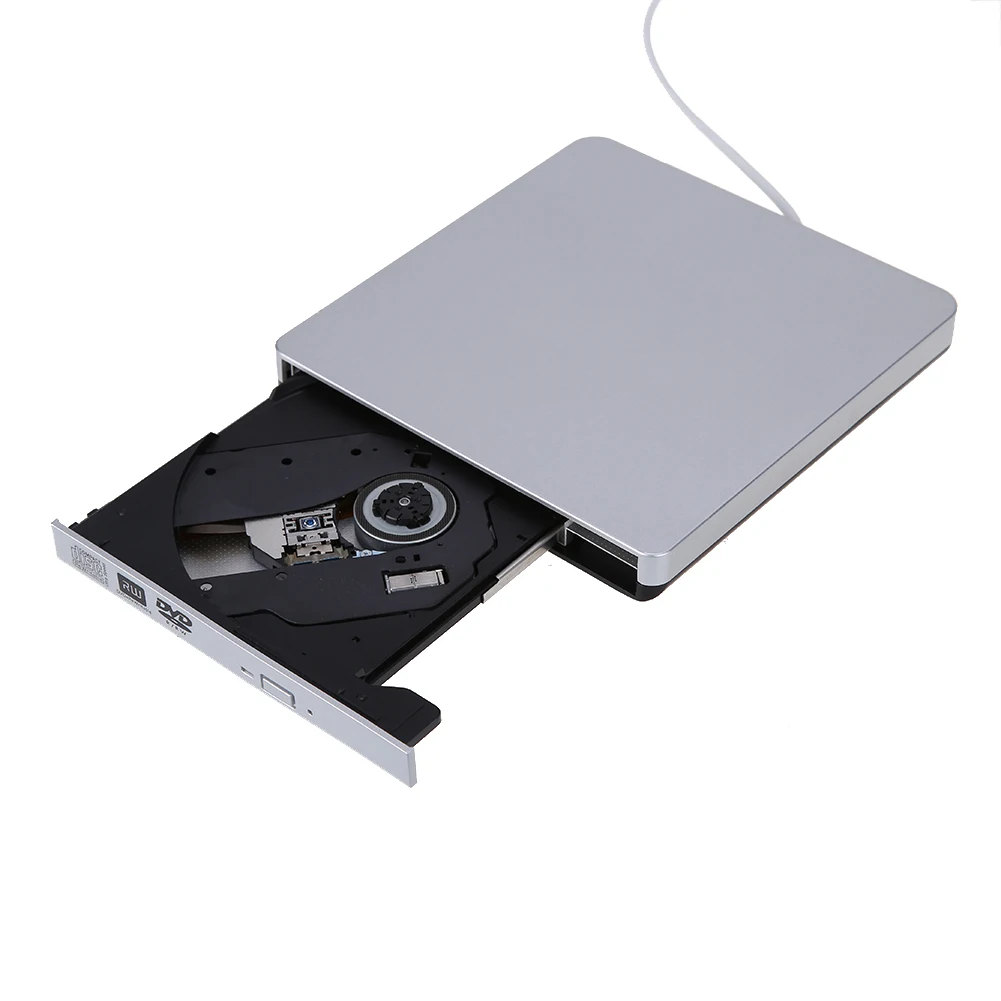 Портативный USB 3,0 тонкий внешний CD/DVD-RW/CD-RW DVD записывающий привод высокого качества Внешний привод для ПК Mac ноутбука нетбука
