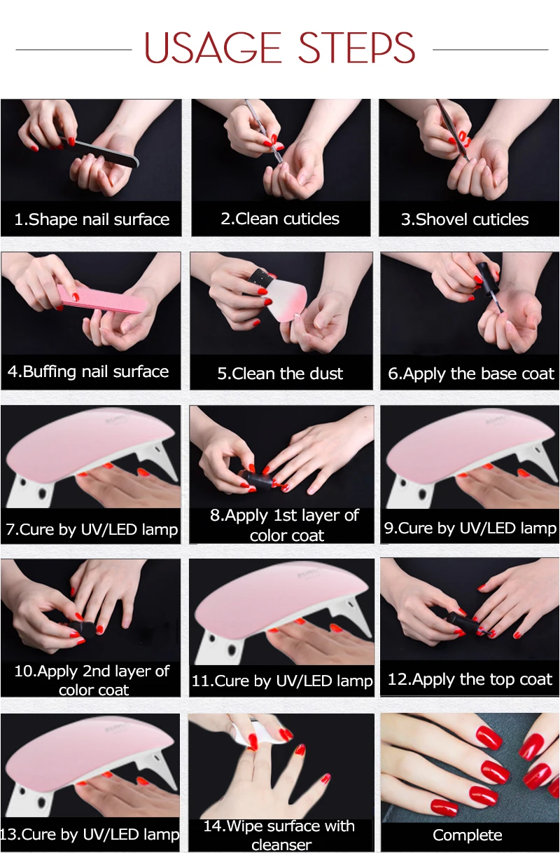 Выберите 12) ROSALIND 7 мл набор гель-лаков для ногтей для наращивания ногтей набор для маникюра Гель-лак акриловый УФ светодиодный дизайн лампы маникюрный набор
