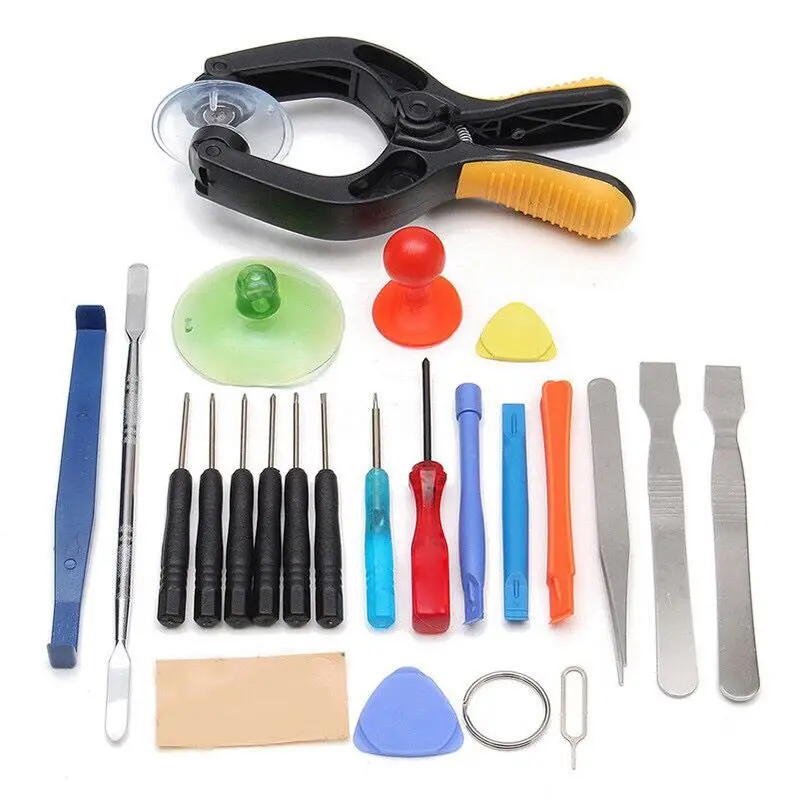 

24 in 1 Repair Tools Kit Screen Pliers Screwdrivers Set Mobile Phone Tablet PC Opening Replace LCD Universal Accessory EEMIA